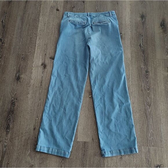 J. Jill Denim Full Leg Medium Wash Trousers Women’s Size 12 - Picture 4 of 10